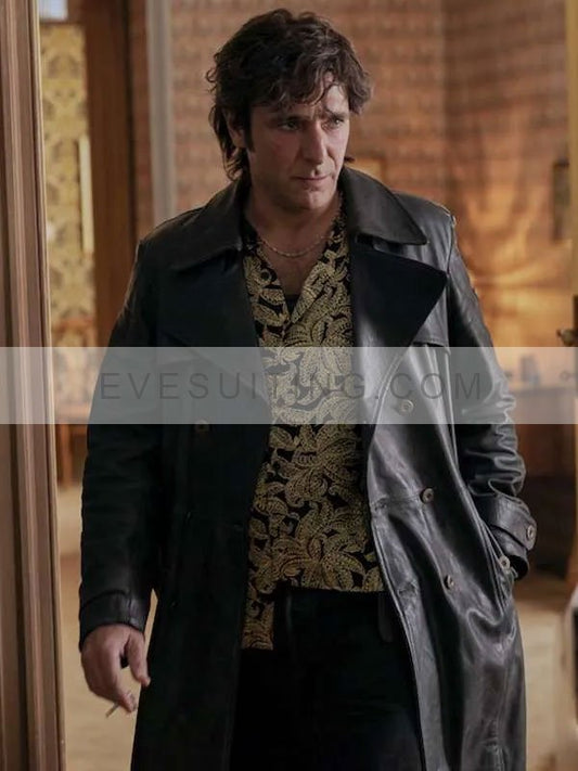 Tommaso Supersex 2024 Leather Trench Coat