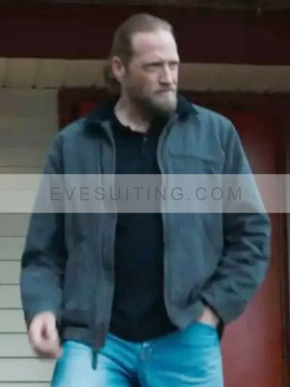 Tony TV Series Tracker 2024 Chris Casson Black Cotton Jacket