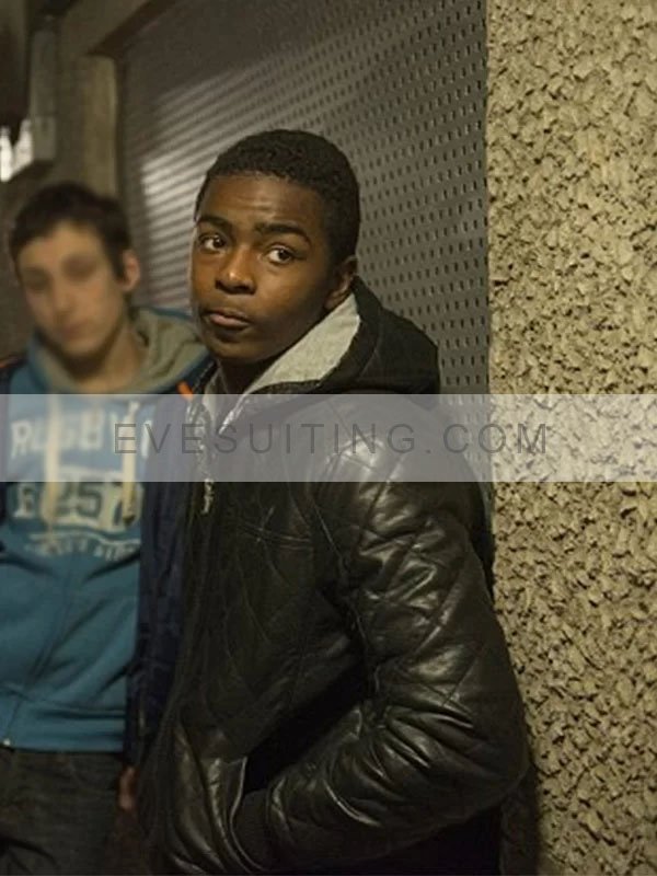 Top Boy S04 Ra'Nell Leather Hooded Jacket