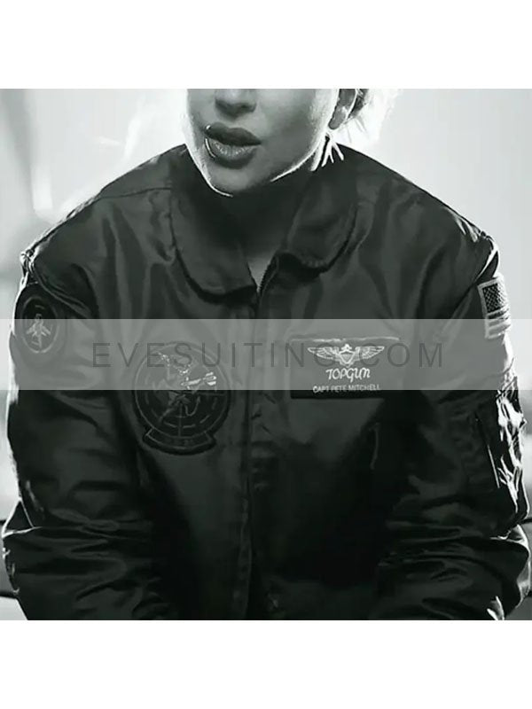 Top Gun Bomber Green Jacket