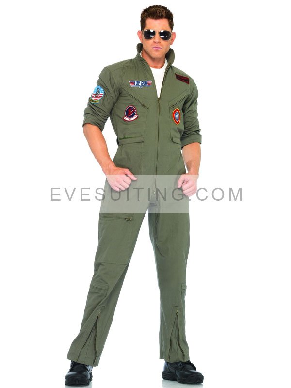 Top Gun Halloween Green Costume
