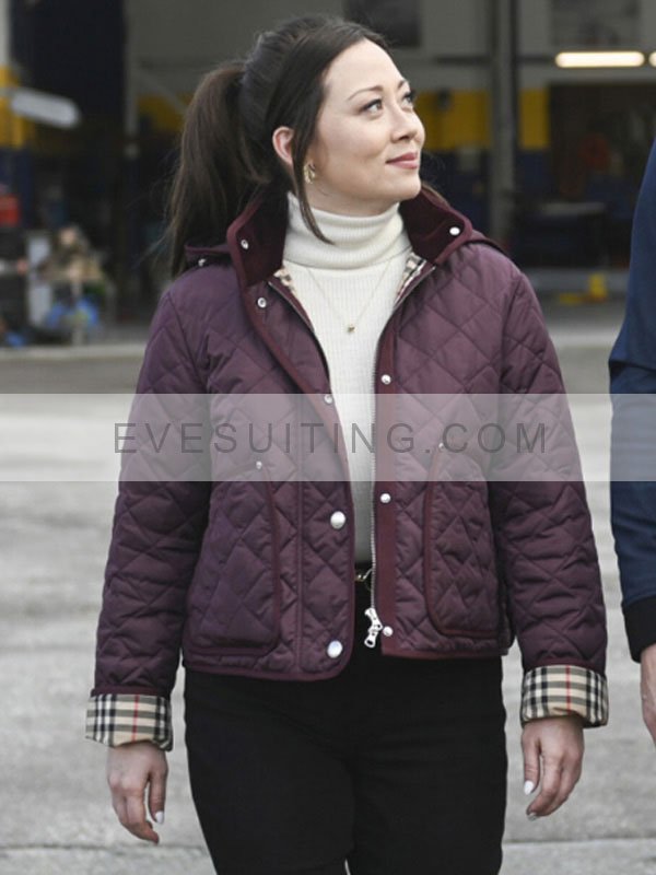 Tracker Season 1 Reenie Green Quilted Hooded Jacket