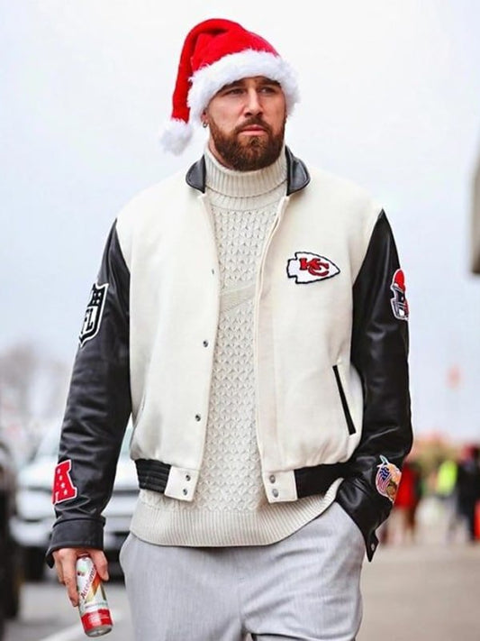 Travis Kelce Chiefs Varsity Jacket