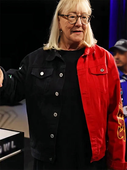 Travis Kelce Mom Donna Kelce Denim Jacket