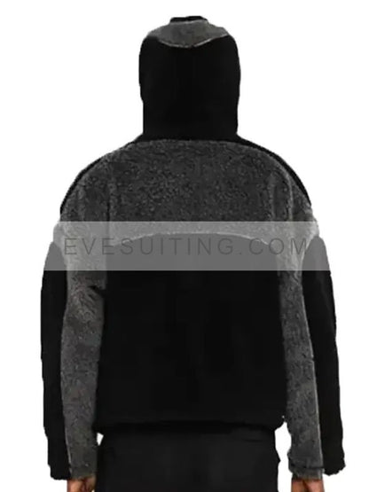 Trendt Vision Shearling Black And Grey Jacket