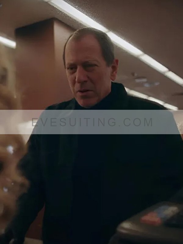 Trent Movie Dead Mail 2024 John Fleck Black Cotton Jacket