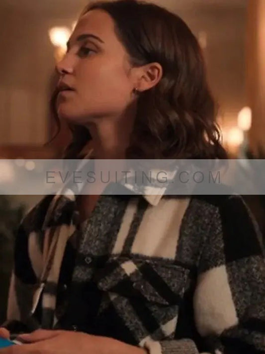 Tv Series Irma Vep 2022 Mira Plaid Jacket