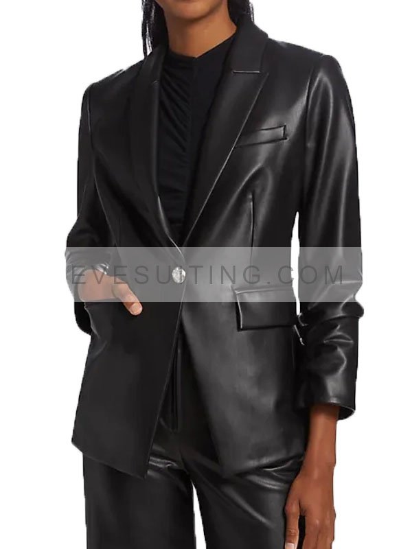 Tv Series The Bold And The Beautiful Brook Logan Leather Blazer