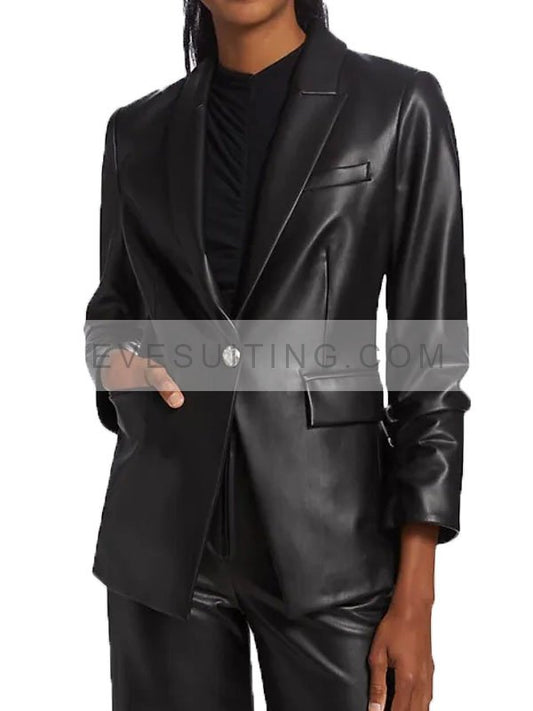 Tv Series The Bold And The Beautiful Brook Logan Leather Blazer