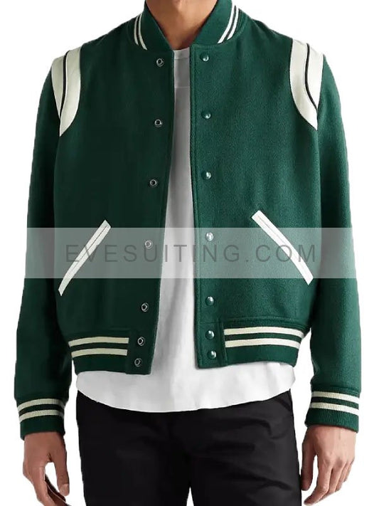Tom Swift Tian Richards Green Bomber Jacket