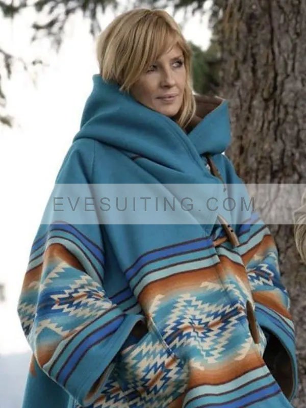 Tv Series Yellowstone S03 Beth Dutton Blue Coat