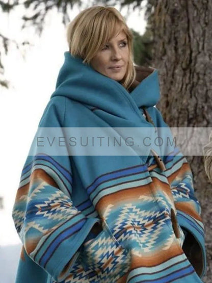 Tv Series Yellowstone S03 Beth Dutton Blue Coat