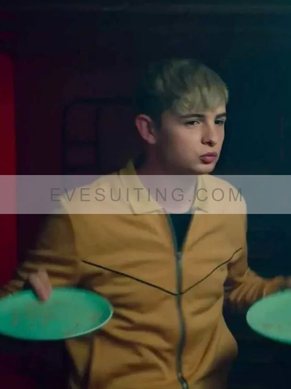 Tv Show Alex Rider Otto Farrant Fleece Yellow Bomber Jacket