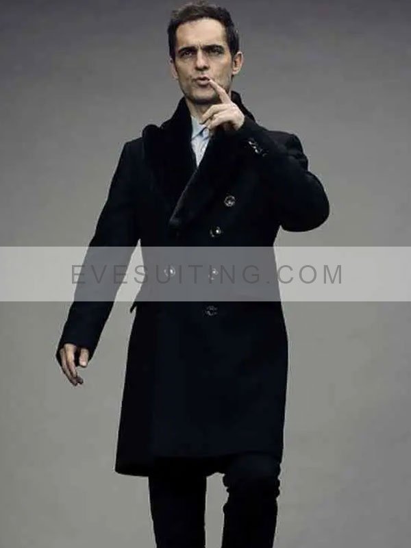 Tv series Pedro Alonso La Casa De Papel Season 5 Black Berlin Coat