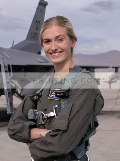 US Air Force Pilot Madison Marsh Miss America 2024 Jacket