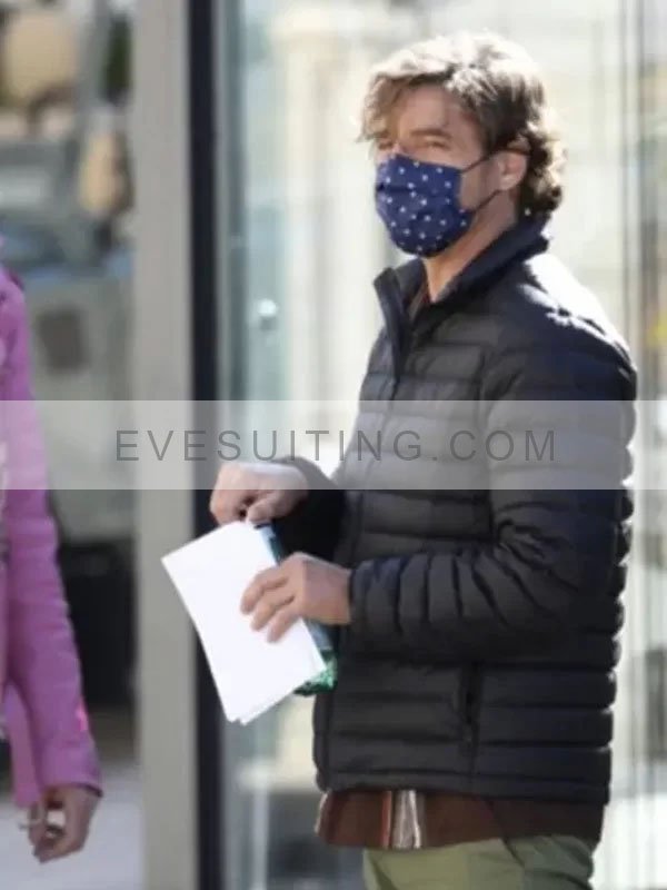 Unbearable Weight of Massive Talent Javi Gutierrez Puffer Black Jacket