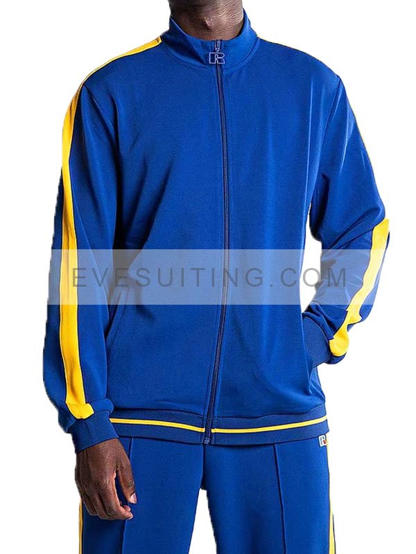 Unisex Angeles Striped Track Jacket