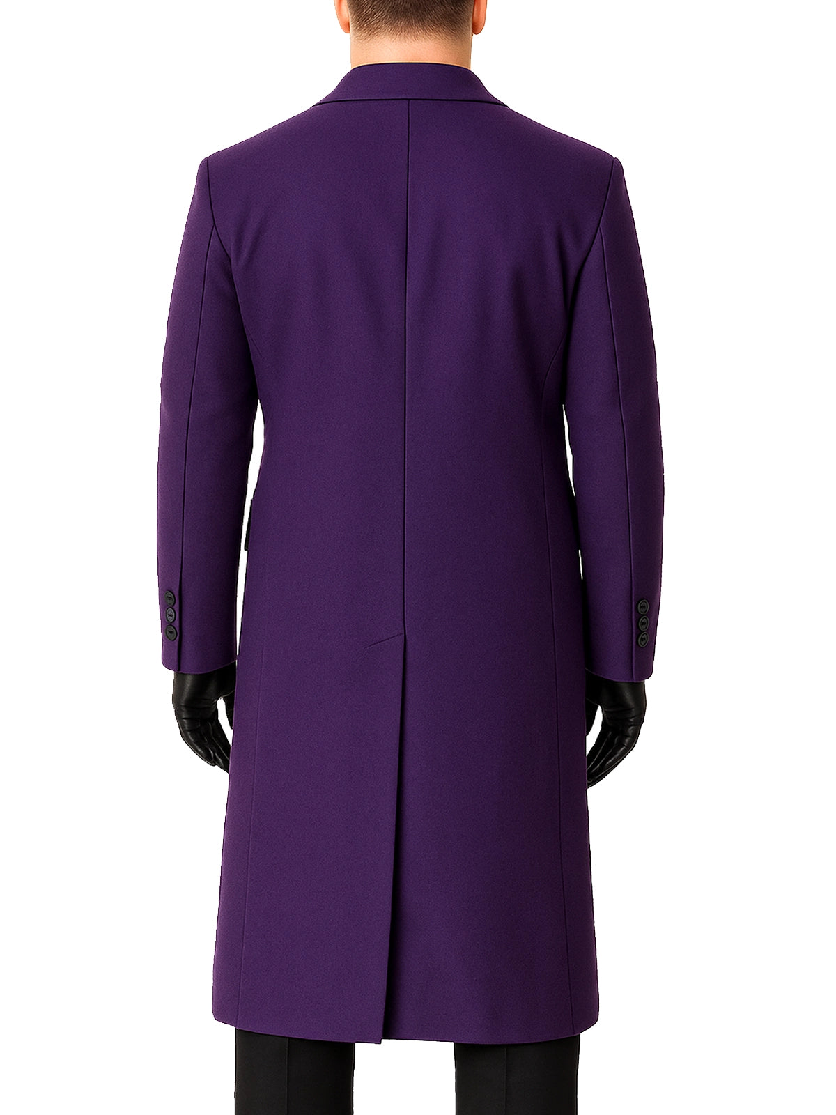 Unisex Dark Knight Heath Ledger Joker purple coat