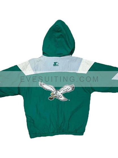 Unisex Eagles 90s Starter Parachute Jacket