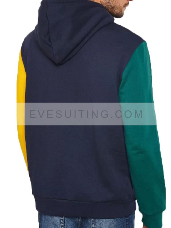 Unisex Forever Color Block Teddy Fresh Fleece Hoodie