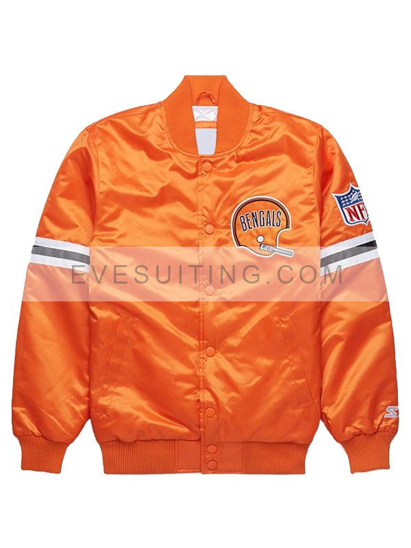 Unisex NFL Bengals Orange Starter Jacket