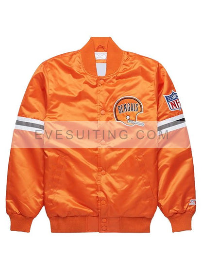 Unisex NFL Bengals Orange Starter Jacket