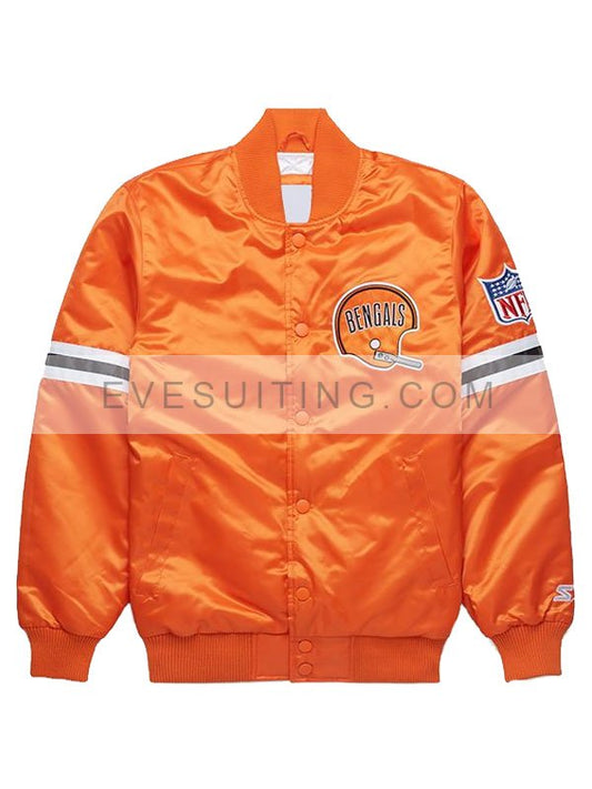 Unisex NFL Bengals Orange Starter Jacket