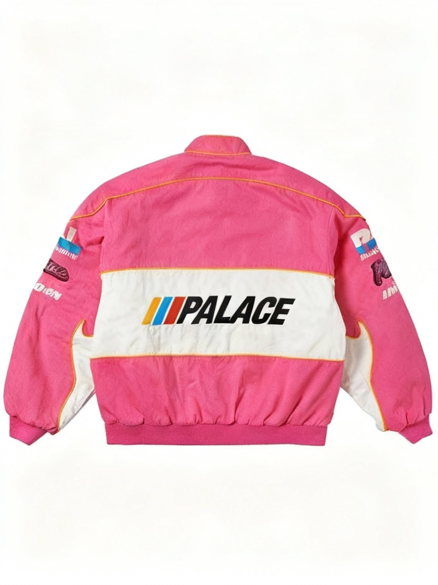 Unisex Palace Fast Pink Bomber Jacket