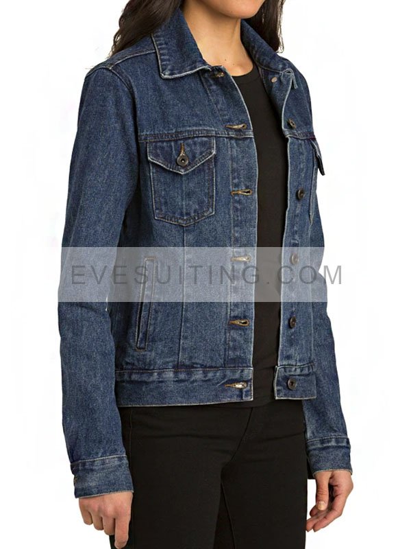 Unisex Port Authority Denim Buttoned Jacket