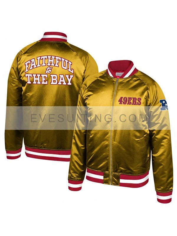 Unisex San Francisco 49ers Mitchell & Ness Faithful To The Bay Jacket