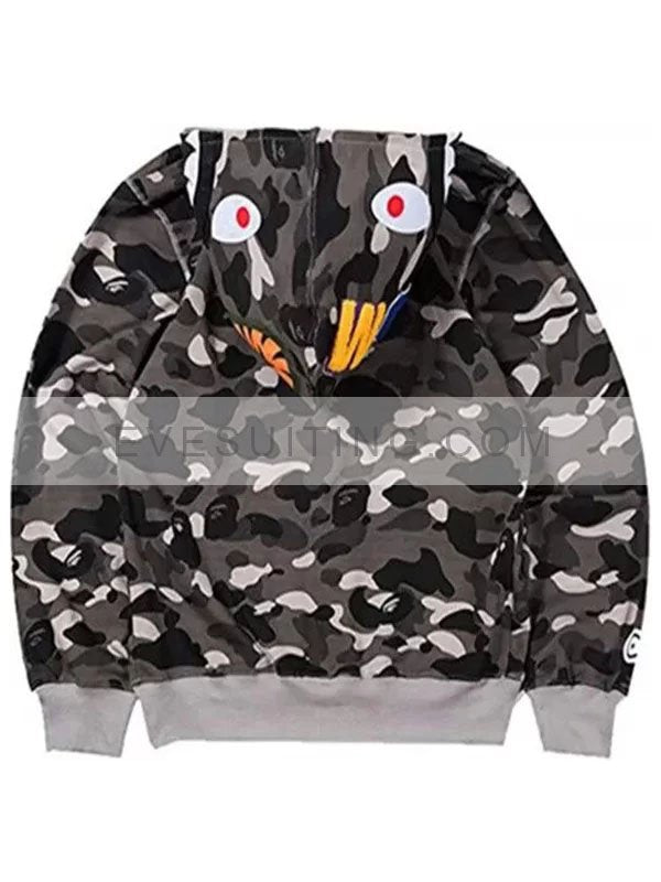 Unisex Shark Head Hoodie