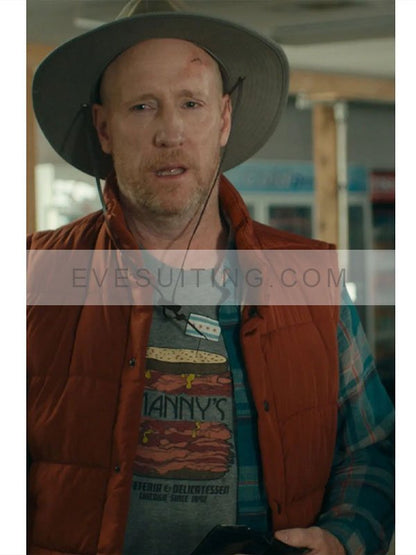 Unplugging 2022 Dan Orange Puffer Vest