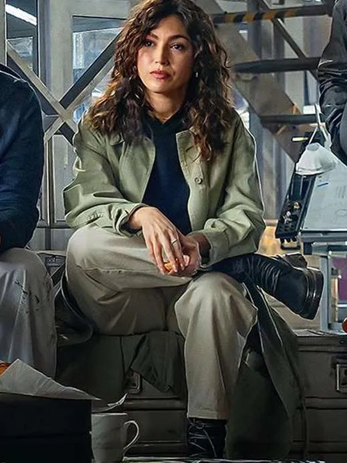 Úrsula Corberó Lift 2024 Green Trench Coat