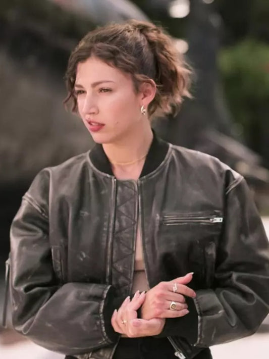Úrsula Corberó Lift 2024 Leather Jacket