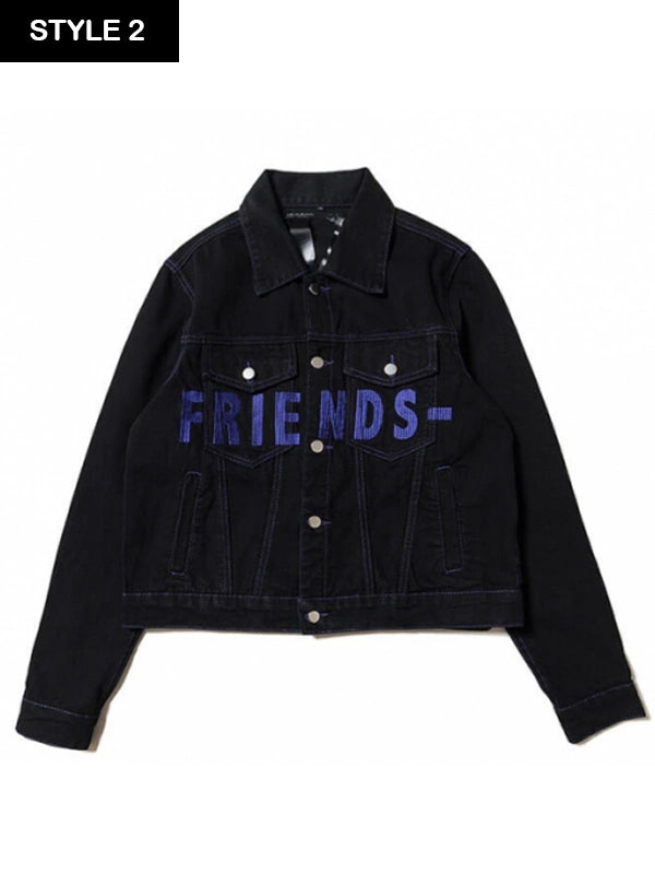 VLONE Friends Denim Jacket Blue