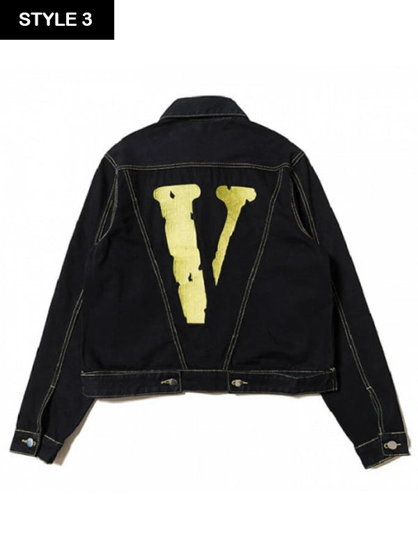 VLONE Friends Yellow Denim Jacket