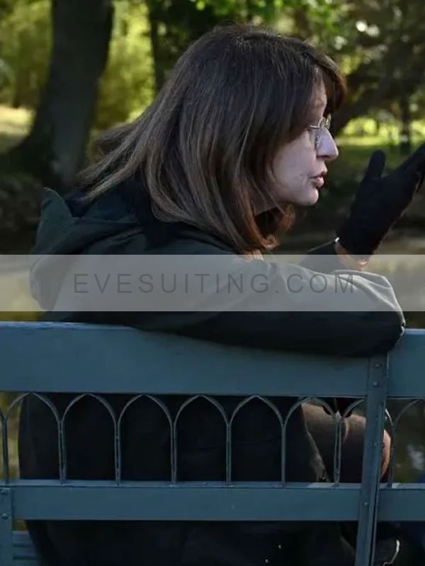 Valérie Lemercier Coup de Chance 2024 Camille Green Hooded Jacket