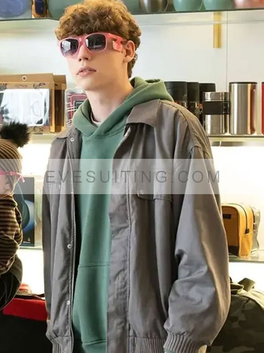 Van Crosby The Family Plan 2023 Grey Jacket