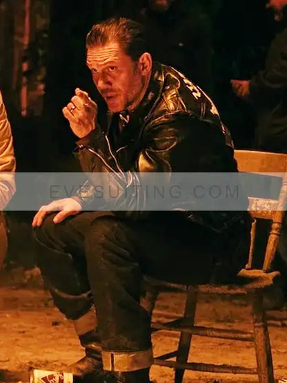 The Bikeriders 2024 Tom Hardy Leather Jacket