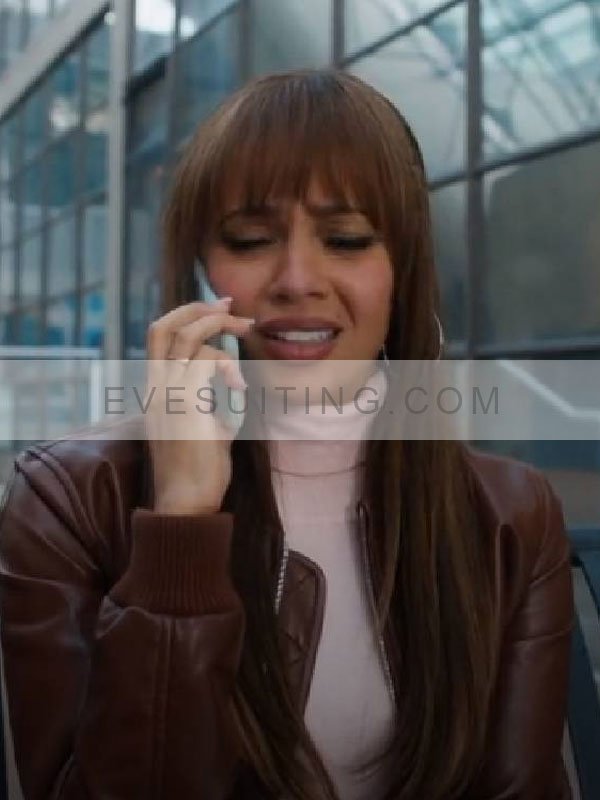 Vanessa Morgan Brown Bomber Jacket