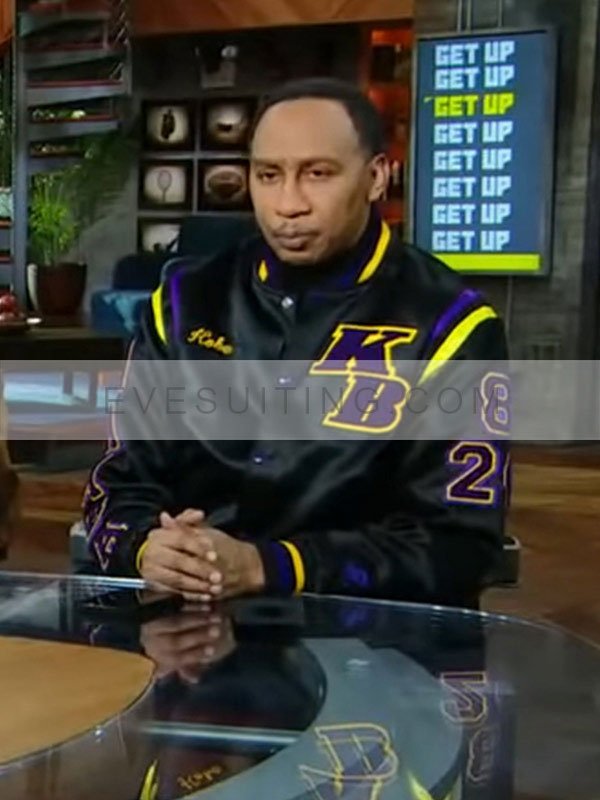 Varsity Bomber Black Jacket