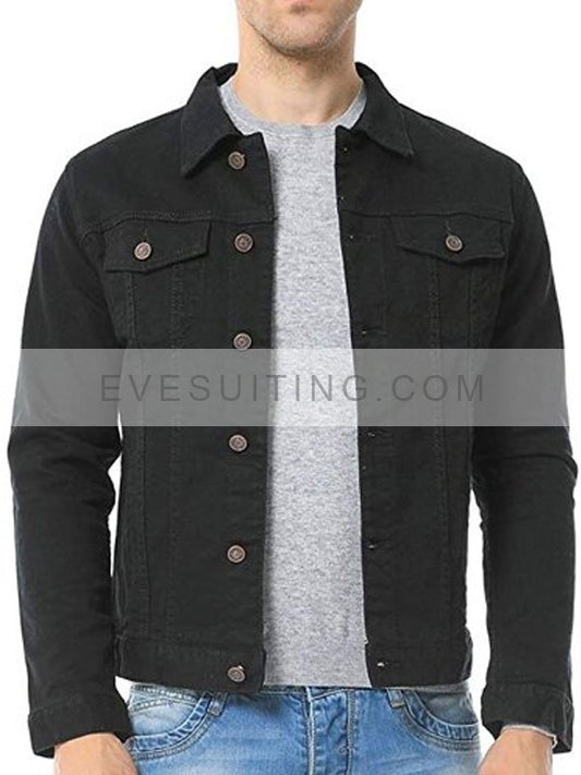 Venom Tom Hardy Black Denim Trucker Jacket