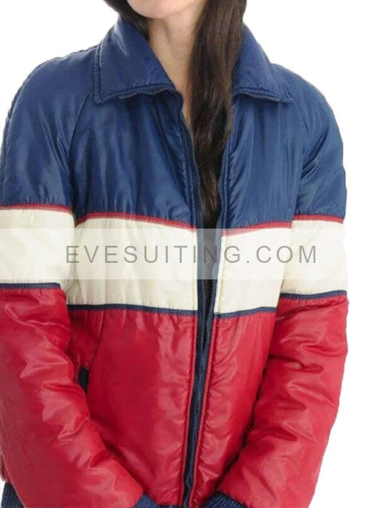 Vintage 70s Tricolor Puffer Jacket