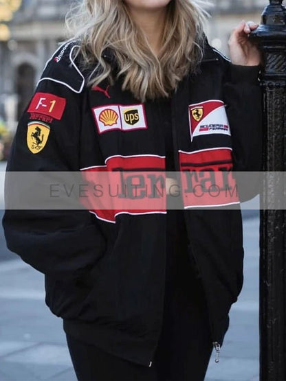 Vintage F1 Ferrari Bomber Jacket