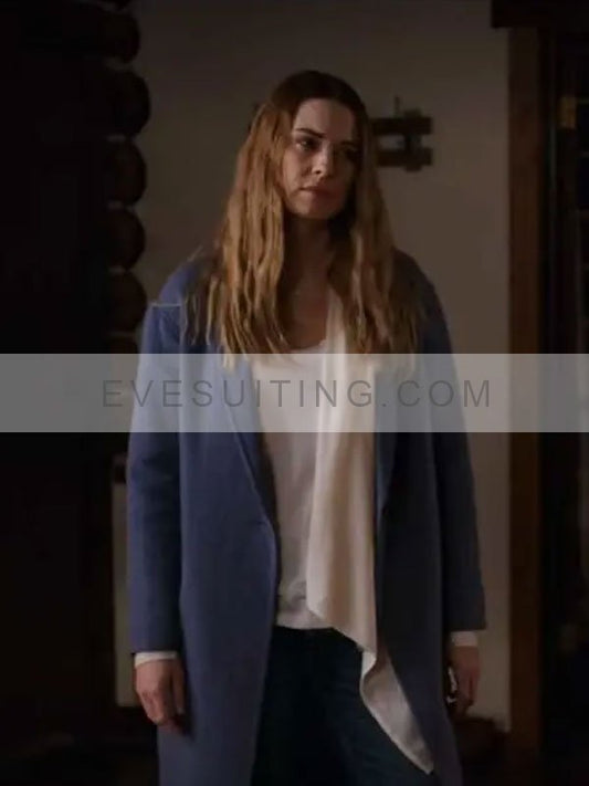 Virgin River Melinda Monroe Blue Trench Coat