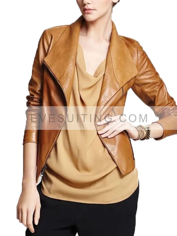Virgin River Melinda Monroe Brown Leather Jacket