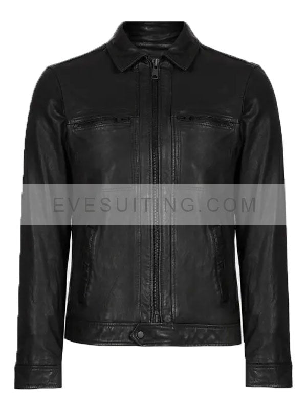 Virgin River S04 Dan Brady Black Leather Jacket