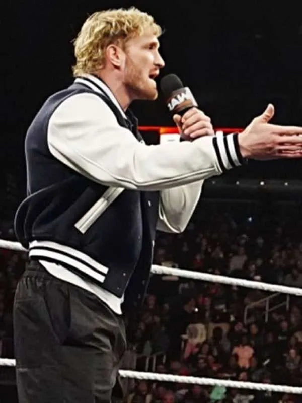 WWE RAW Logan Paul Varsity Jacket