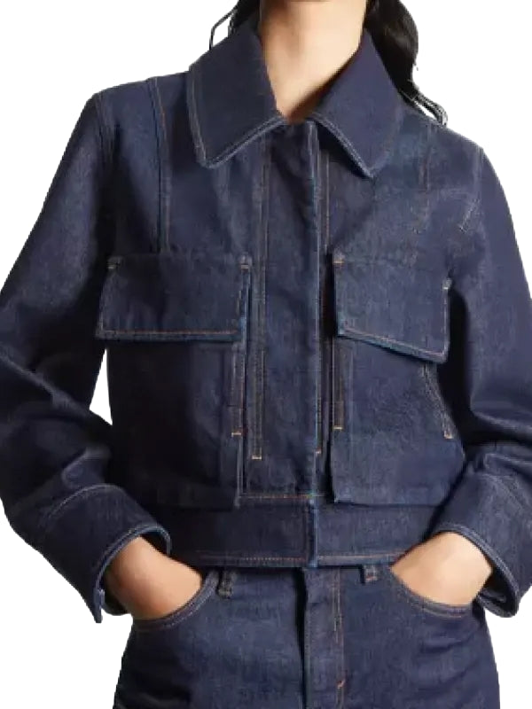Wednesday 2022 Bianca Barclay Denim Jacket