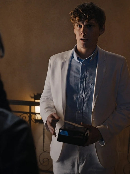 Wednesday 2022 Tyler Galpin White Blazer